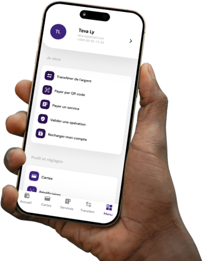 <br>Toutes vos opérations bancaires, centralisées dans une seule app