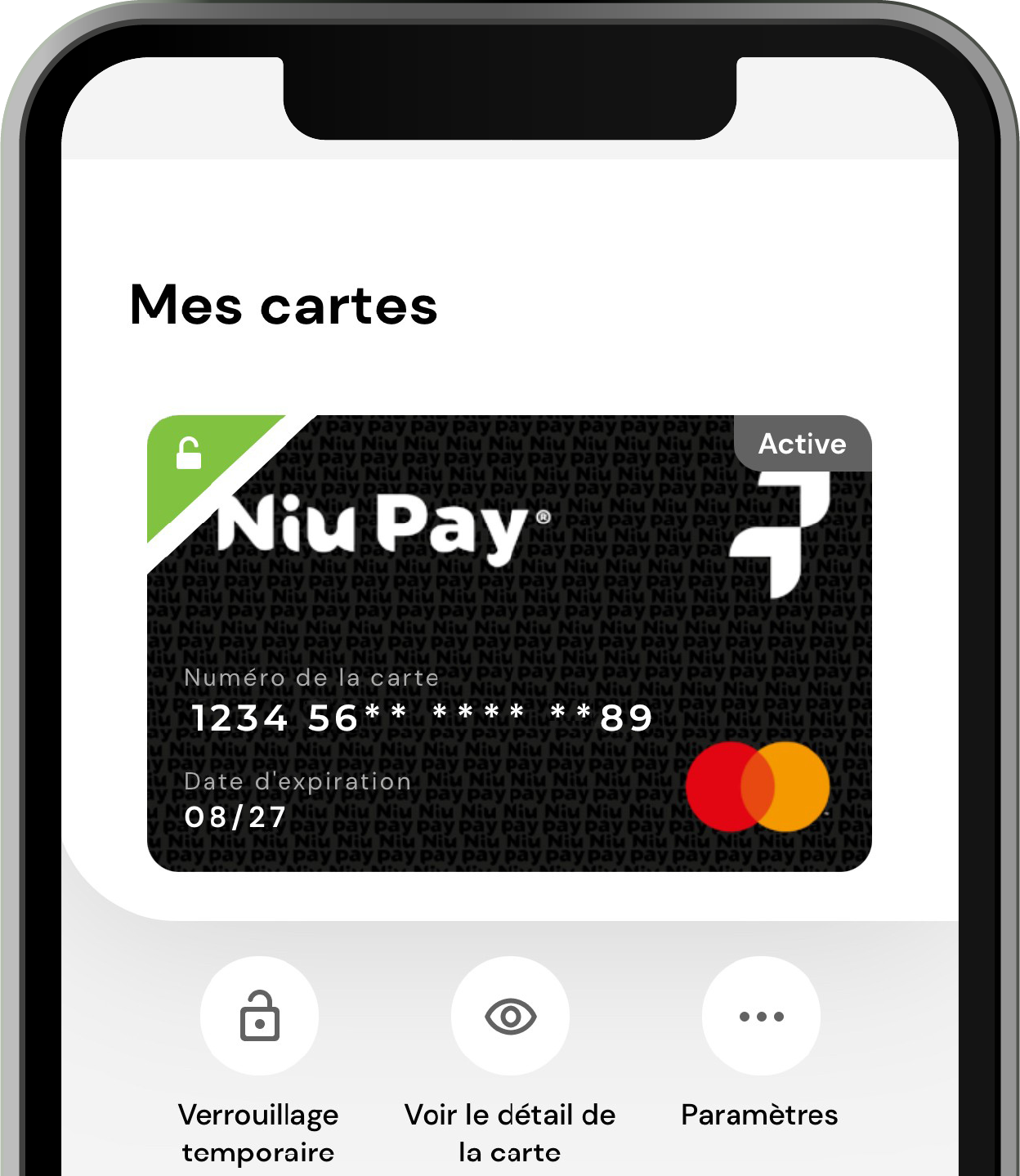 Votre carte Mastercard sous contrôle